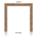bartafel 160 x 90 cm - ben