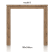 bartafel 240 x 100 cm - ben