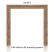 table de bar a rallonge 160 (+ 60) x 100 cm - ben