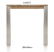 bartafel 200 x 100 cm - dirk