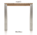 bartafel 220 x 100 cm - dirk