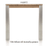 uitschuif-bartafel 160 (+ 60) x 100 cm - dirk