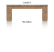 table basse 140 x 90 cm - aad