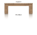 salontafel 140 x 70 cm - aad