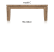 salontafel 160 x 90 cm - cor