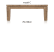 salontafel 140 x 70 cm - cor