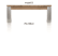 table basse 120 x 70 cm - dirk