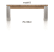 salontafel 140 x 70 cm - dirk