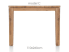 table 260 x 110 cm - cor