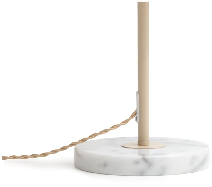 Set van 2 nachtlamp 33 cm beige type E 27 Max 60 W
