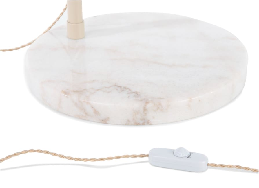 Henders and Hazel - COCOmaison - Scandinavisch - Jax booglamp 1*E27 - Beige