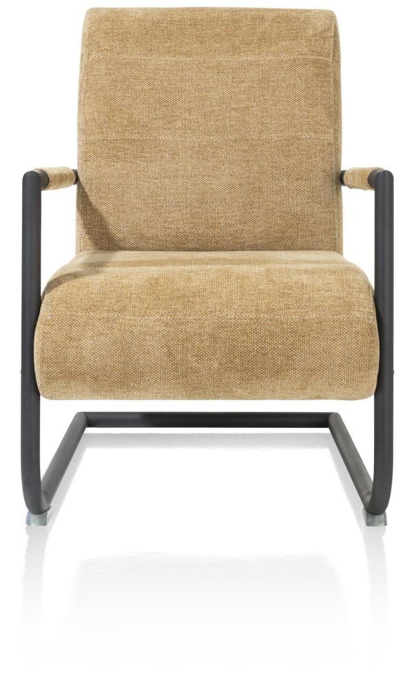 Angelica, Bijzetfauteuil + Zwart Frame (ROB)