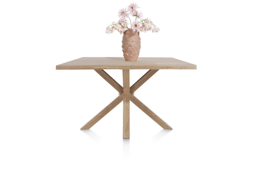 Nyborg, Eetkamertafel 150 X 100 Cm - Rand Boomvorm - Centrale Poot Hout