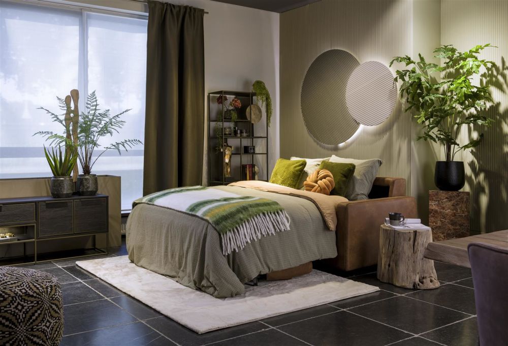 Veymont, 2.5-Zits Slaapbank 140 Cm - Stof Secilia