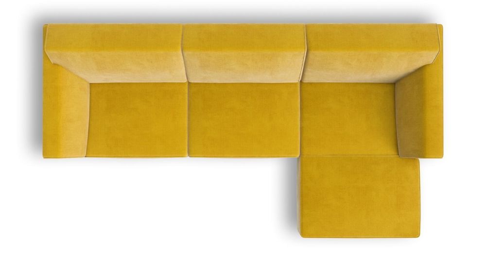 Novara, 2.5-Zits + Longchair Rechts