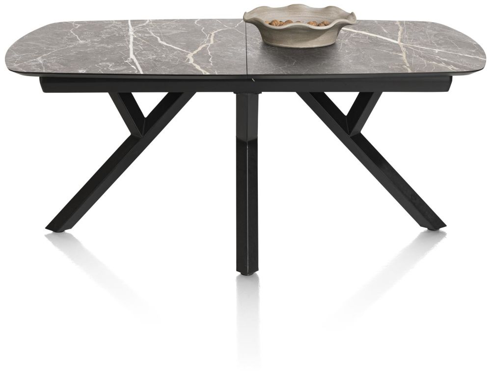 Minato, Uitschuiftafel - Ovaal - 180 (+ 60) X 110 Cm. - Lichtgrijs