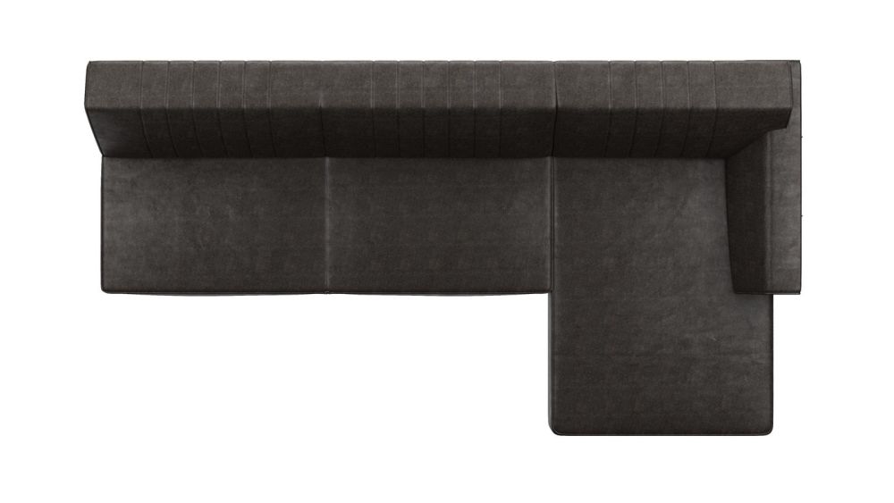 Zembla, 3-Zits Zonder Armen + Longchair - Rechts