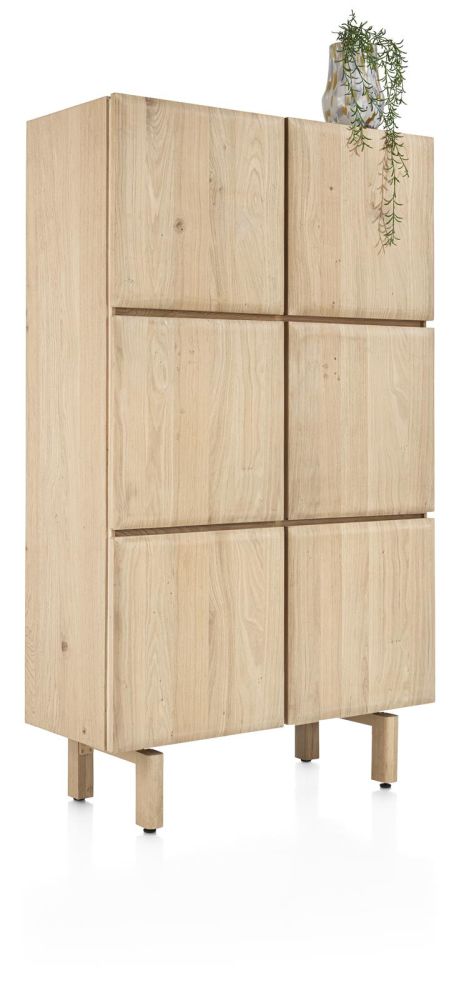 Azulo, Bergkast 100 Cm - 6-Deuren (+ 2-Laden Binnenin)
