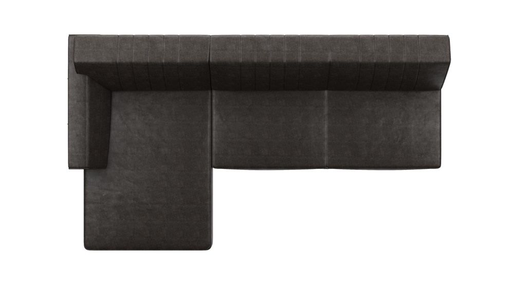 Zembla, 2.5-Zits Zonder Armen + Longchair - Links