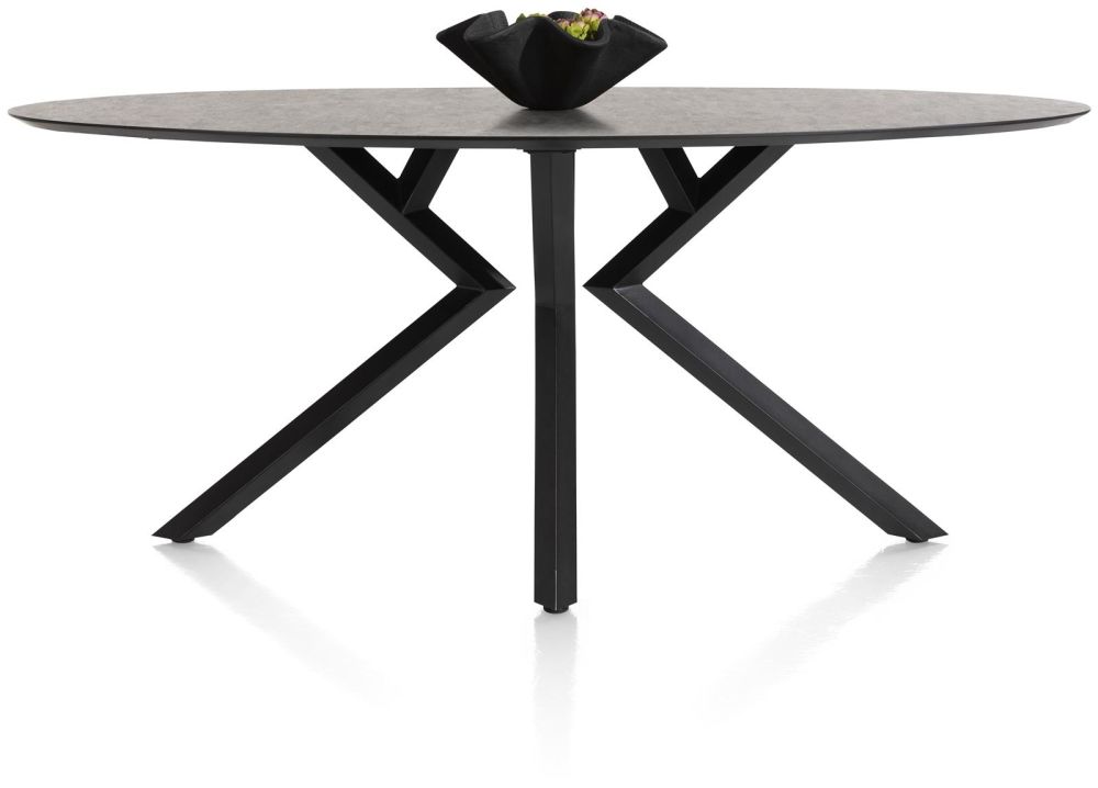 Masura, Bartafel Ellips - 220 X 105 Cm (Hoogte 92 Cm) - Antraciet