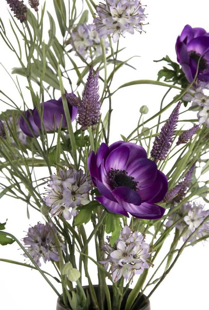Allium Multi Spray H86cm Kunstbloem