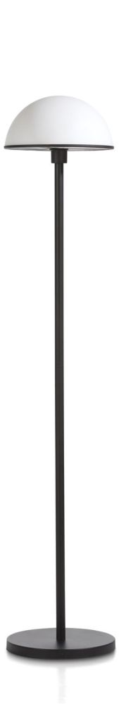 Stefano Vloerlamp Outdoor USB - Zwart / Antraciet