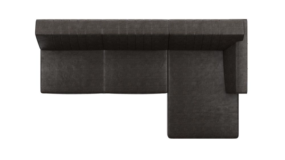 Zembla, 2.5-Zits Zonder Armen + Longchair - Rechts