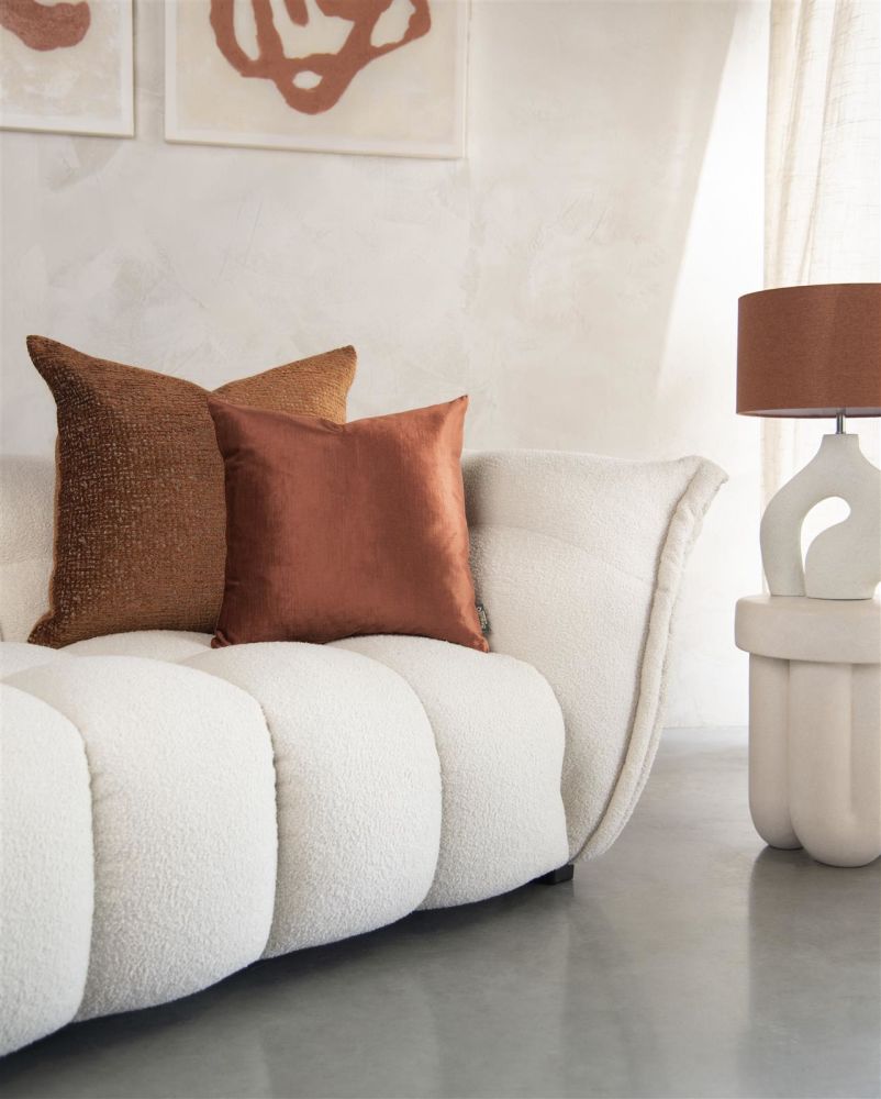 Beautiq - Chic Kussen 60X60cm - Koper