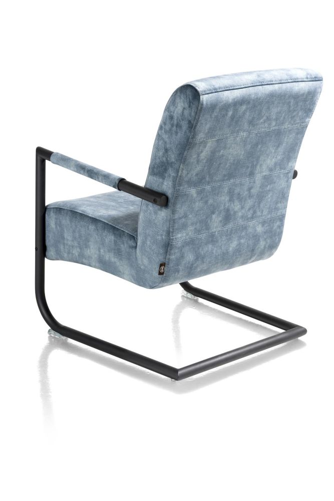 Angelica, Bijzetfauteuil + Zwart Frame (ROB)