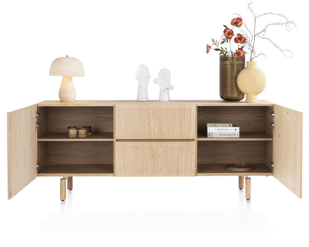 Azulo, Dressoir 200 Cm - 2-Deuren + 2-Laden