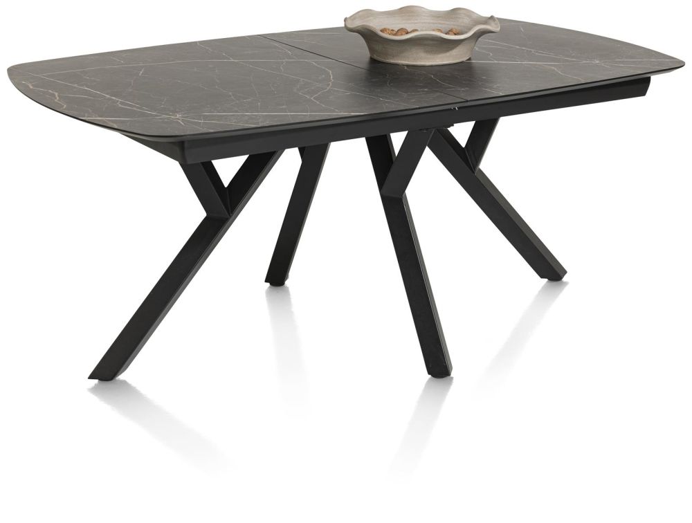Minato, Uitschuiftafel - Ovaal - 180 (+ 60) X 110 Cm. - Onyx