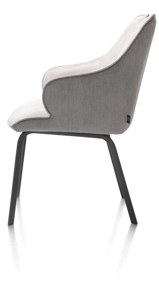 Amadeus, Armstoel - Zwart Frame (ROB) + Greep Bovenin - Combi Maison / Calabria