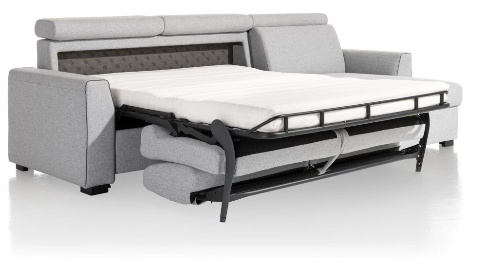 Vosges, 2.5-Zits + Longchair Rechts - Slaapbank 140 Cm - Stof Ponti