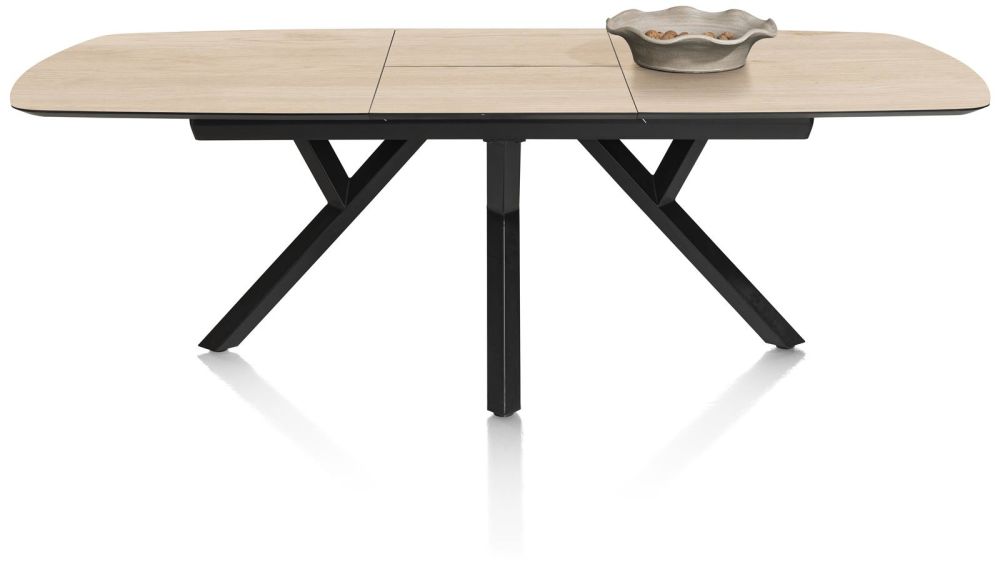 Minato, Uitschuiftafel - Ovaal - 180 (+ 60) X 110 Cm. - Light Natural Oak