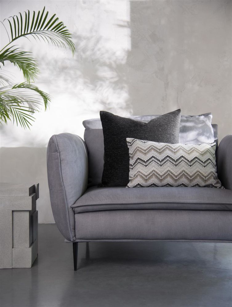 Beautiq - Chic Kussen 60X60cm - Antraciet