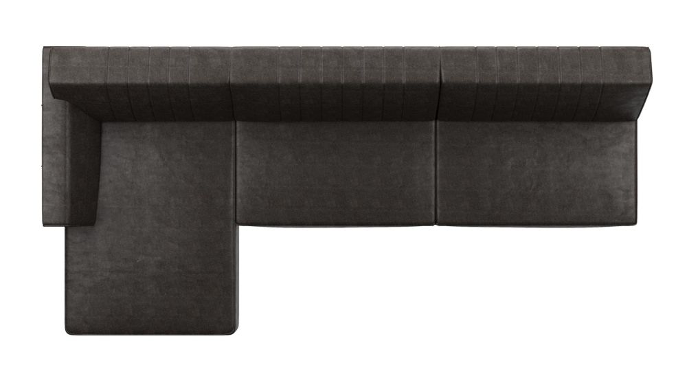 Zembla, 4-Zits Zonder Armen + Longchair - Links