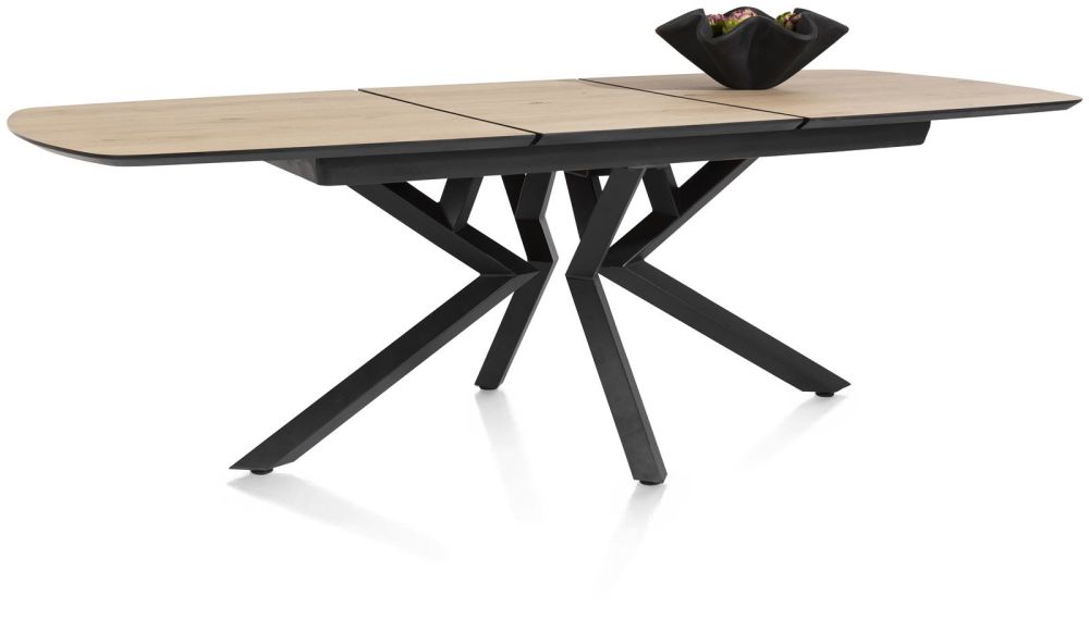 Masura, Uitschuiftafel Ovaal - 180 (+ 60) X 110 Cm - Eiken