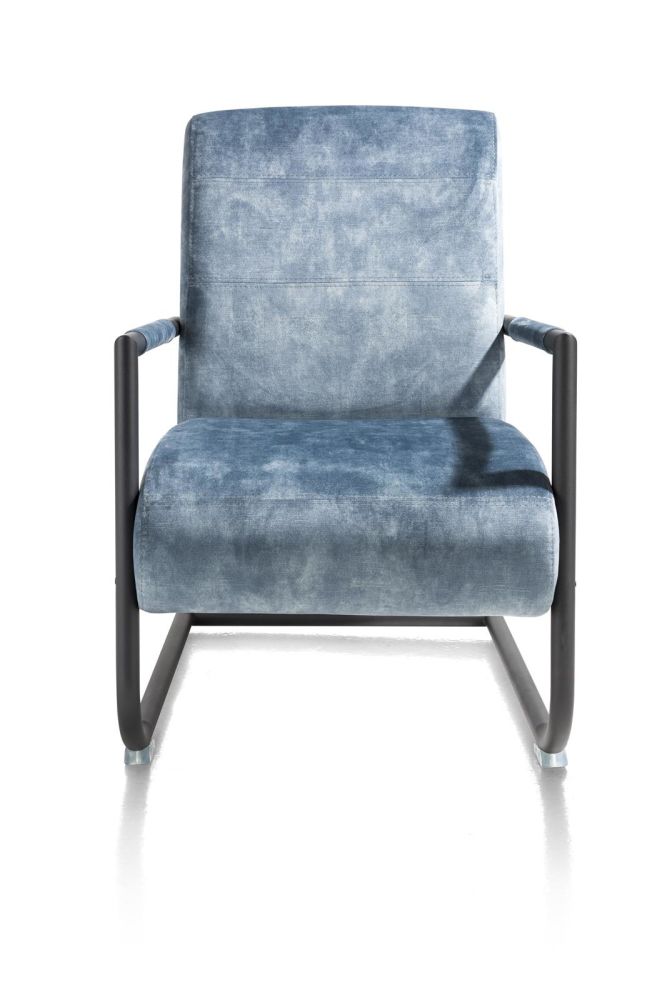 Angelica, Bijzetfauteuil + Zwart Frame (ROB)