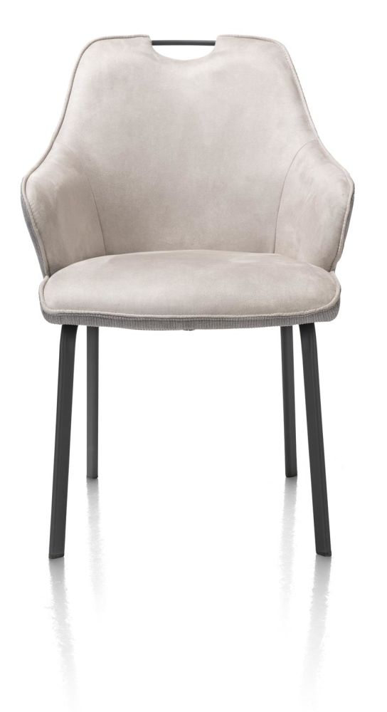 Amadeus, Armstoel - Zwart Frame (ROB) + Greep Bovenin - Combi Maison / Calabria