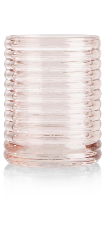 Lola Theelicht H10cm - Roze