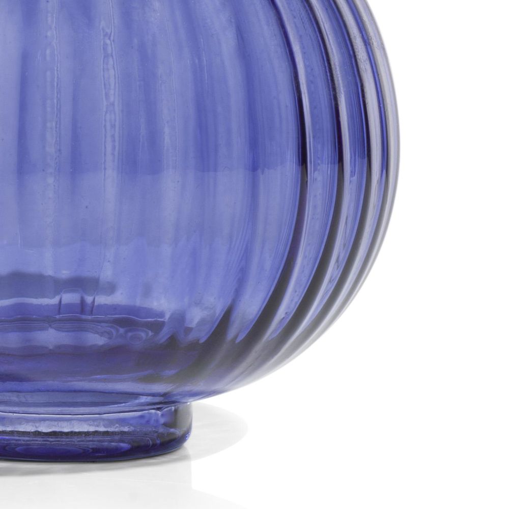 Alanis Theelicht H8cm - Blauw