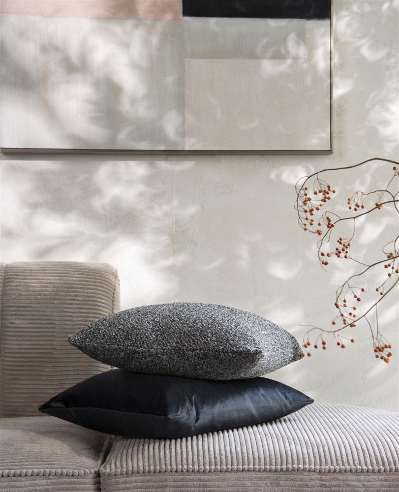 Beautiq - Class Kussen 45X45cm - Antraciet