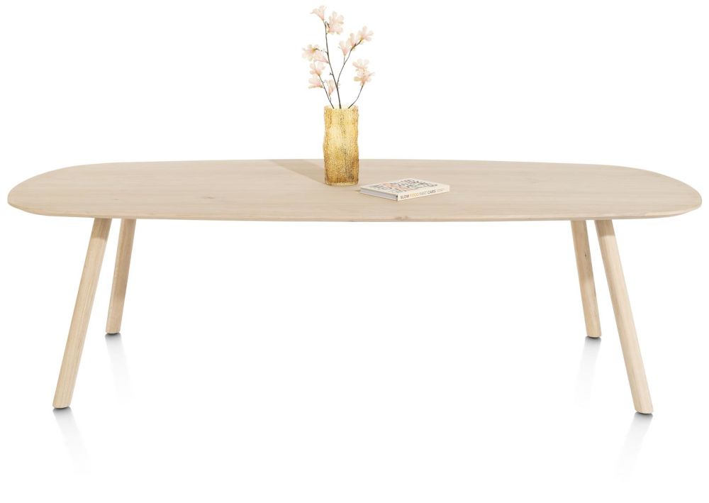 Niora, Eetkamertafel 270 X 120 Cm - Deens Ovaal - Houten Poot