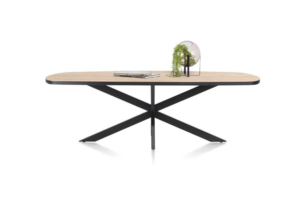 Avalox, Eetkamertafel Ovaal 210 X 110 Cm