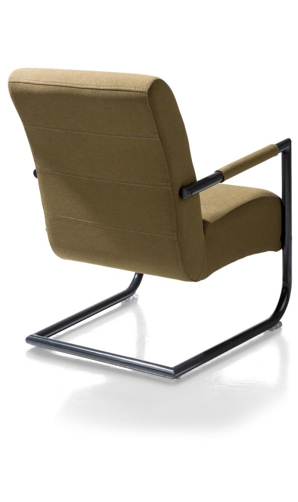 Angelica, Bijzetfauteuil + Zwart Frame (ROB)
