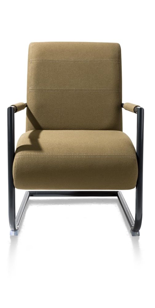 Angelica, Bijzetfauteuil + Zwart Frame (ROB)