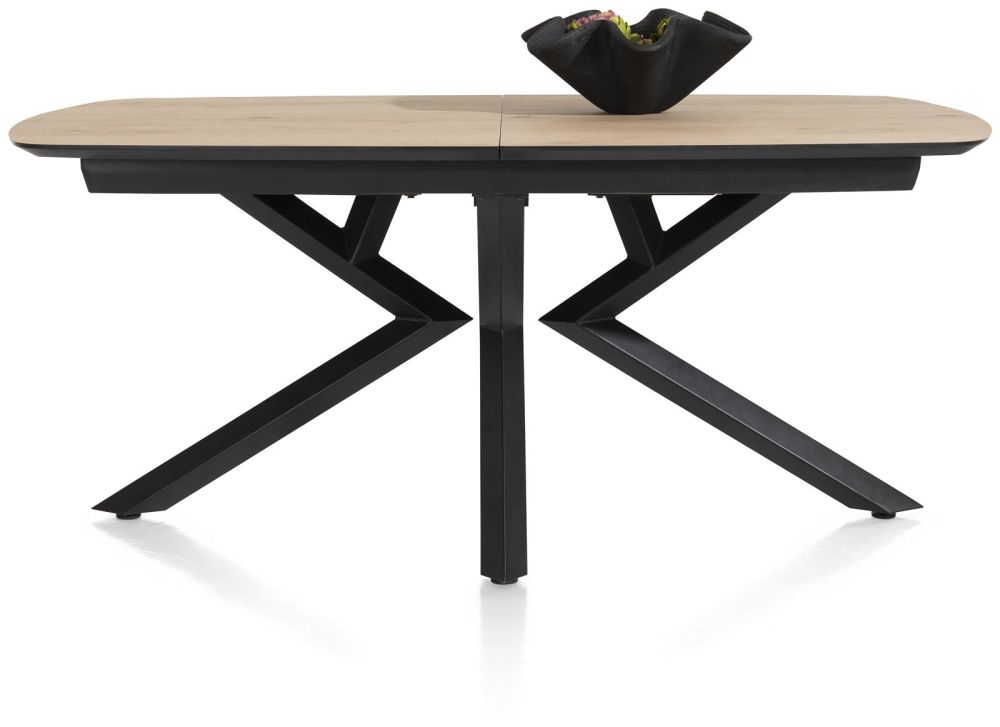 Masura, Uitschuiftafel Ovaal - 180 (+ 60) X 110 Cm - Eiken