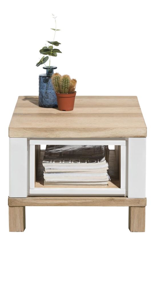 Jardin, Bijzettafel 60 X 50 Cm + 1-Niche - Wit