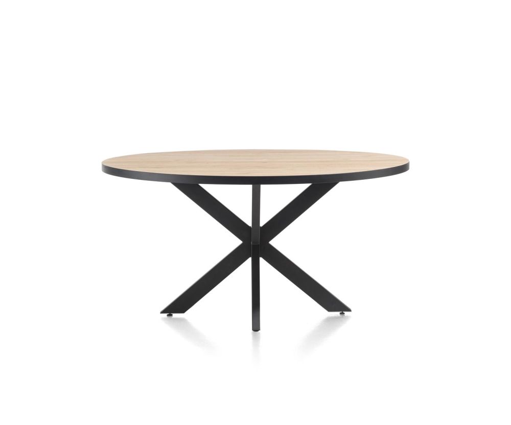 Avalox, Eetkamertafel Rond 130 X 110 Cm