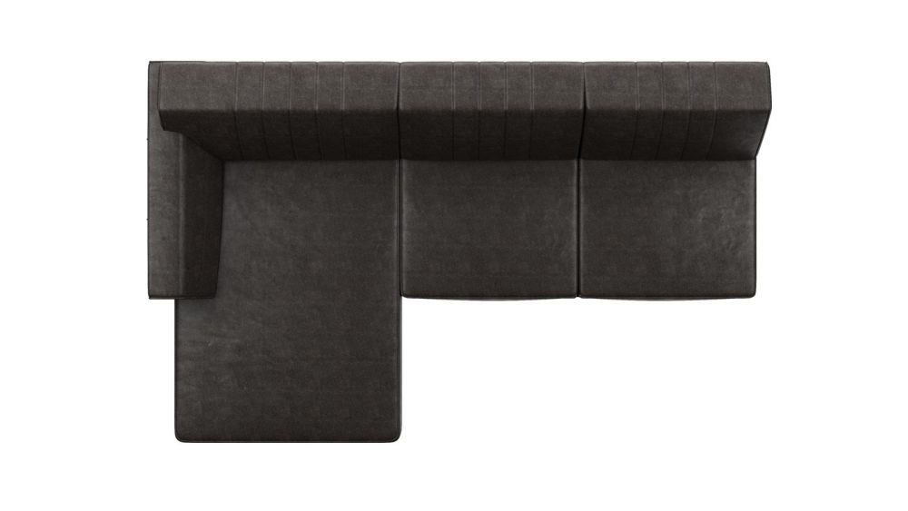 Zembla, 2-Zits Zonder Armen + Longchair - Links